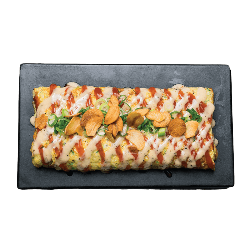 Chive Omelet Roll w/ Garlic Sauce