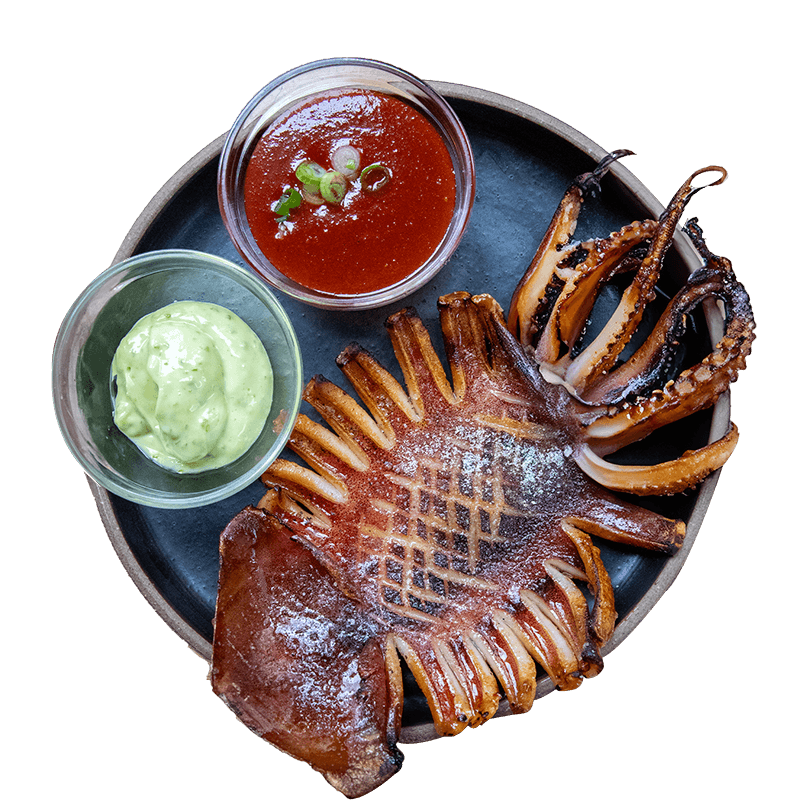Grilled Butter Squid