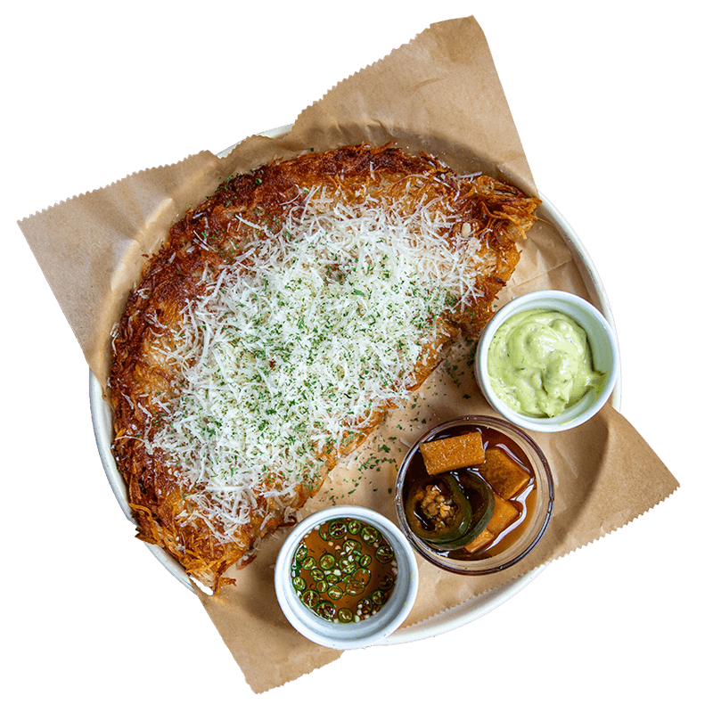 Potato Pancake w/ Cheese