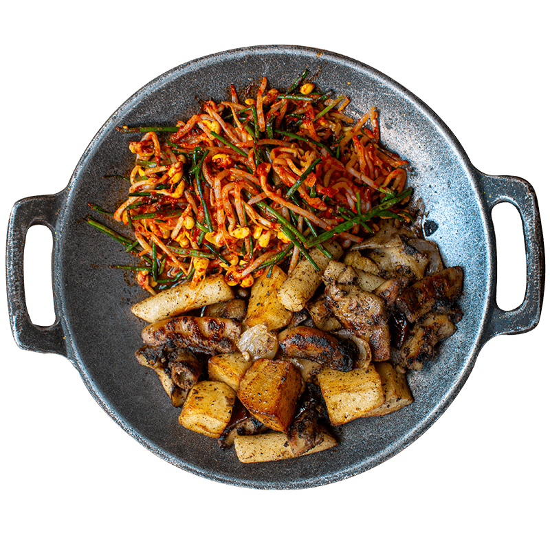Beef Intestines w/ Spicy Soybean Sprouts